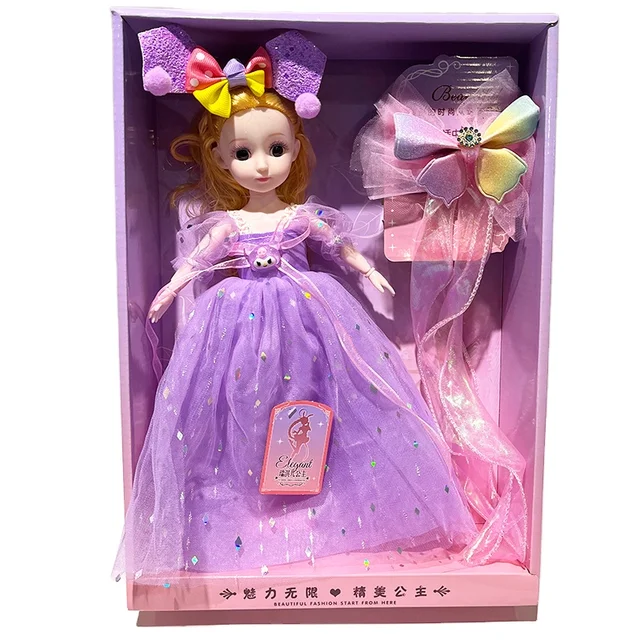 High Custom Cute Full Body Vinyl Plastic  Kids Dolls Barbies Doll Set Toys12 Inch Plastic Doll Bodies Action For Girls