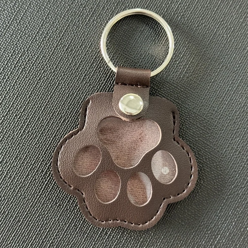 Japanese Style Pet Hair Storage Bag & Keychain Pendant with Paw Print Design for Memorial Advertising Gifts-Cat/Dog Fetal Hair preview 3
