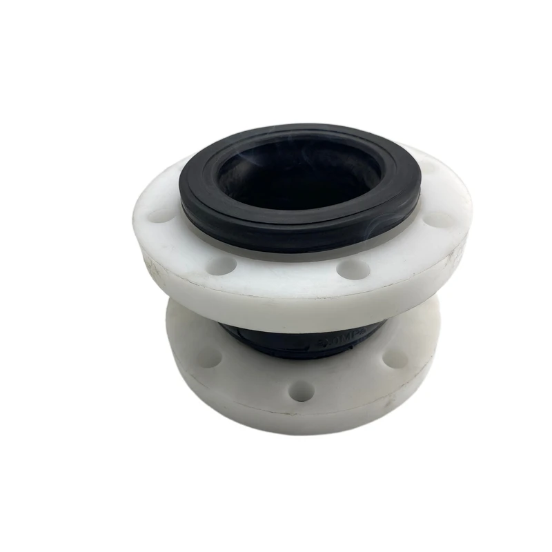 Flangeada tipo flex&iacute;vel borracha vibra&ccedil;&atilde;o expans&atilde;o fole conjunta com flange Rubber pipe joint