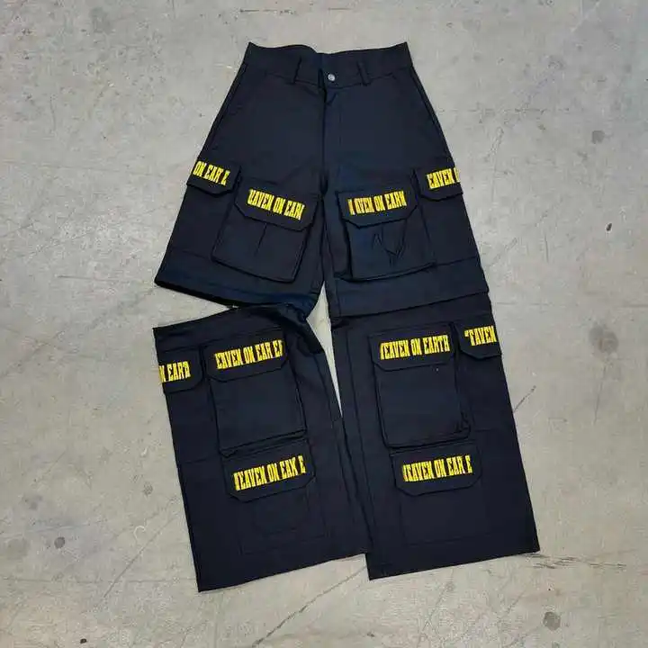 Designer Vintage Casual Winter Work Pants Men Baggy Carpenter Cargo Double Knee Oversized Lightweight Breathable Camouflage gallery 7