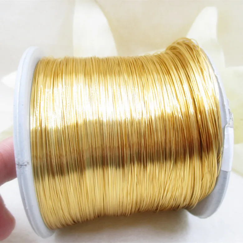 Wholesale 24k Gold Plated Brass Jewelry Wire with Great Price