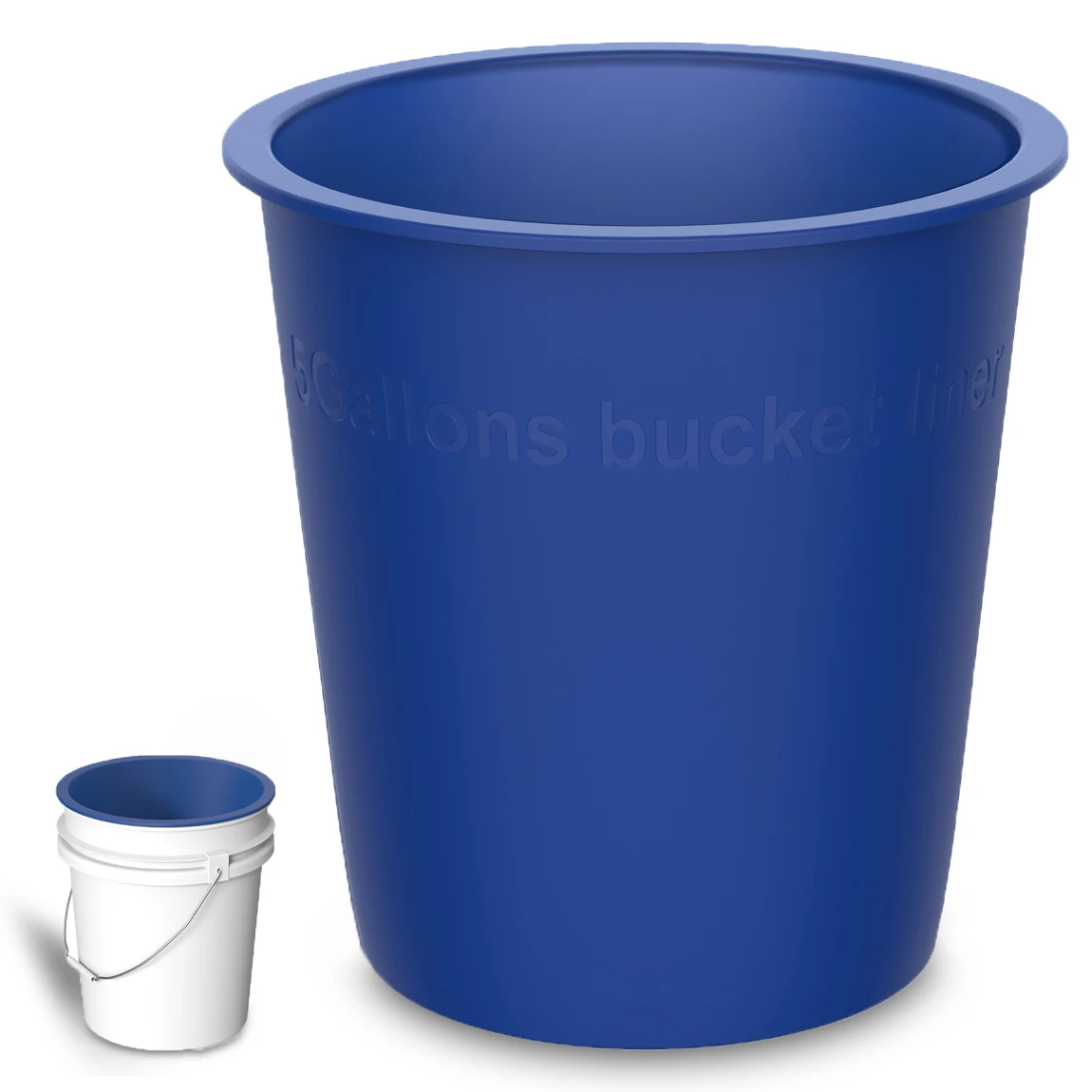 Bucketsaver 5 Gallon Reusable Rubber Bucket Liner Bucket Liner For