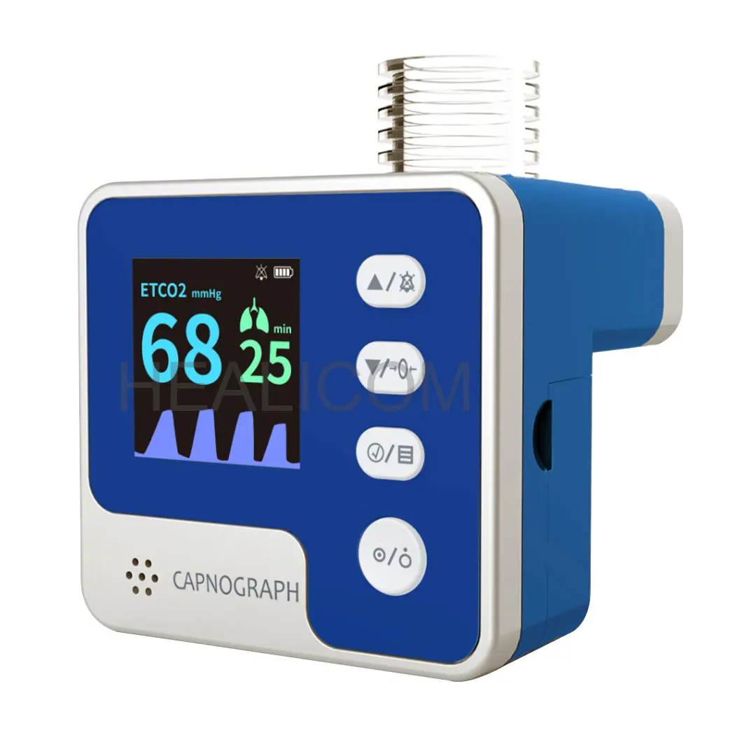 Respiratory Rate & ETCO2 Measurement Surgical Clinical Capnograph CO2 Monitor for OR & Critical Care