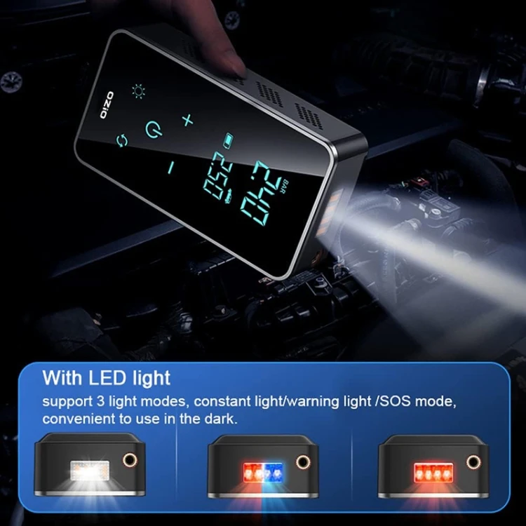 Best Quality Ozio YX1715C Wired Version Portable LED Digital Display Smart Air Pump