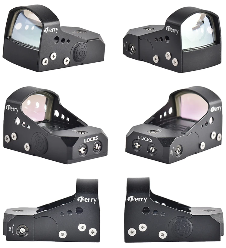 Derry De1316 6moa Reflex Red Dot Sight Scope For 20mm Picatinny Side