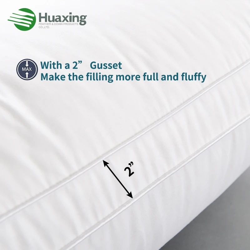 Popular Hilton Hotel Queen Size Fluffy and Comfy Pillows Microfiber Super Soft Pillow Insert