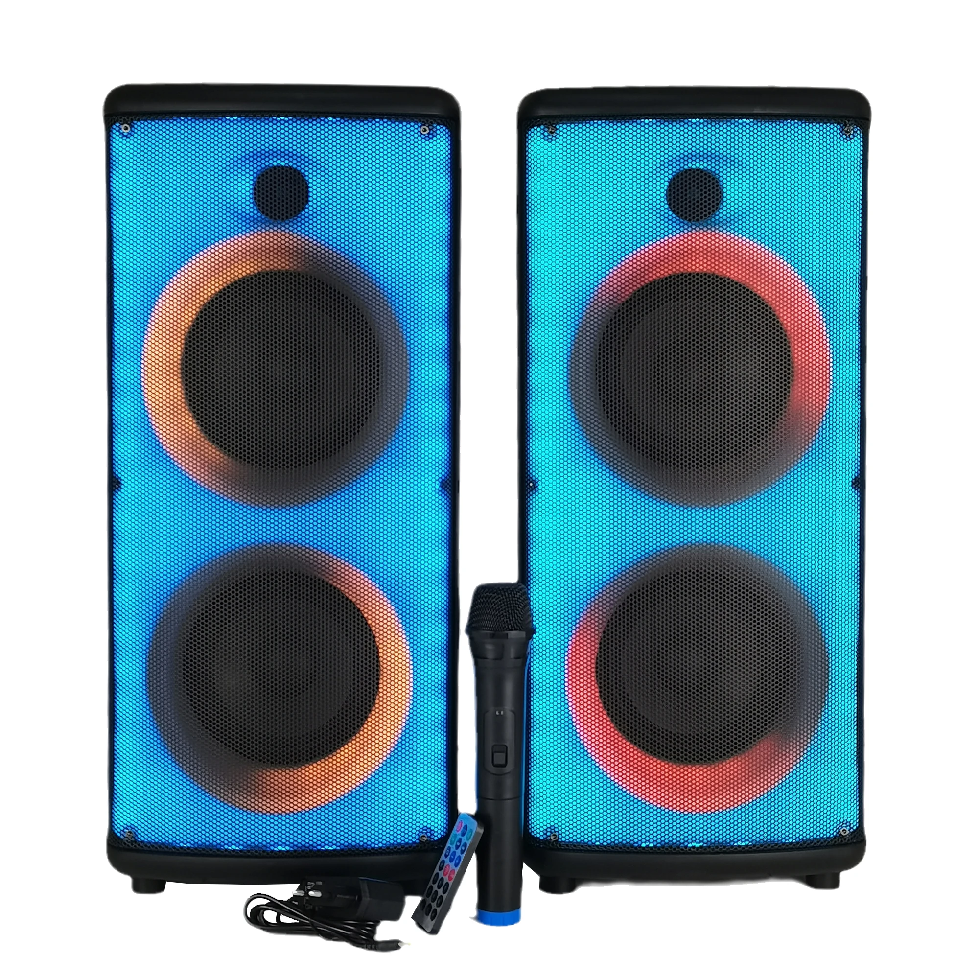 Wholesale Portable Sound Box Double Battery pa Audio Party Speaker  Dj