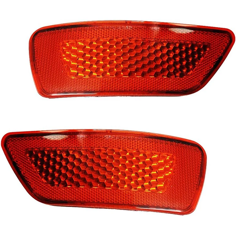KEBEL Smoked Black Rear Bumper Reflector Light for 2018-2020 Jeep Grand Cherokee LH/RH Upgrade Pair OEM 57010720AC 57010721AC
