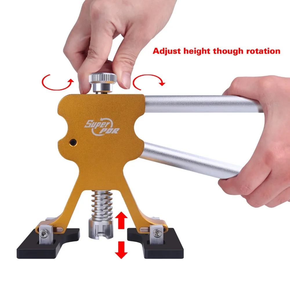 Professional PDR Tools Dent Puller Glue Gun Pulling Bridge Line Board Pump Wedge Hook Push Rods Car Dents Removal for Automotive