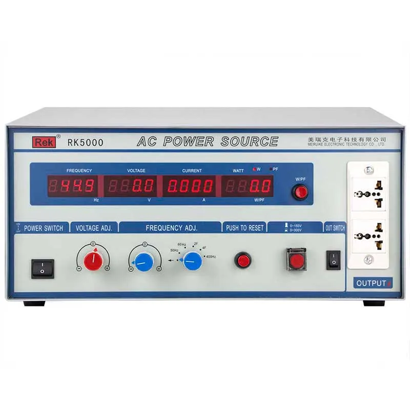 REK RK5000 Digital Ac Frequency Conversion Power Supply Ac Power 500 VA