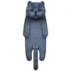 Round Face Blue Cat