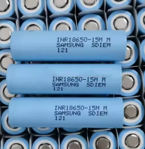 SDI Lithium Ion Cellls Rechargeable High Discharge 25A 15L ICR 18650 Battery 1500mAh 3.7V INR18650 15M INR18650-15m