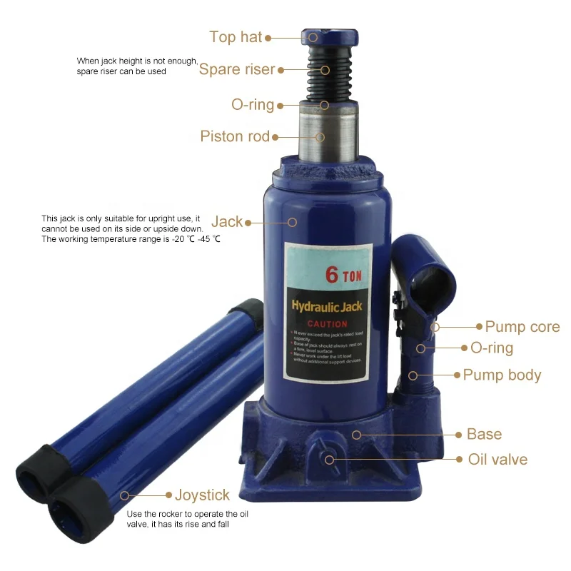 6 Tons and High Quality for Hydraulic Bottle Jack