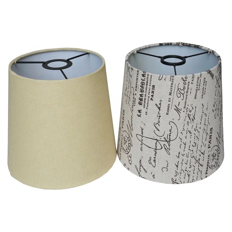 Оптовая продажа, жесткие Настенные светильники ручной работы, тканевые абажуры с принтом