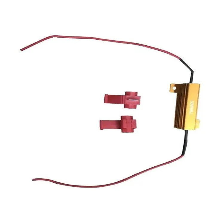 High Power Wirewound Led Load Gold Aluminum Case Shell Braking Resistors Buy Gold Aluminum