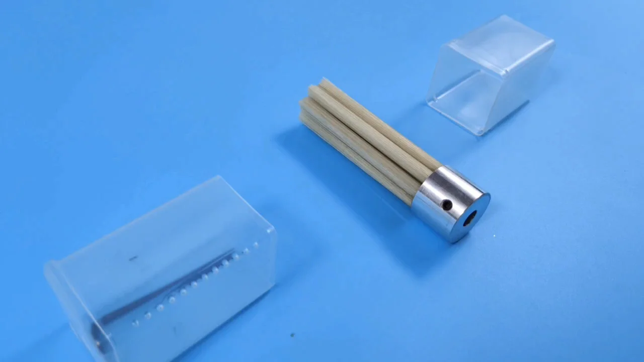 Tdf Surface Deburring Ceramic Fiber Brush To Remove The Knife Grain