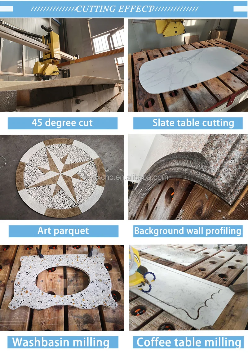 5 Axis Stone CNC Bridge Saw Cutter Machine for Marble Granite| Alibaba.com