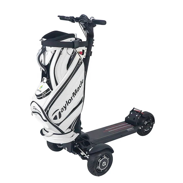 us/eu warehouse electric golf scooter 3 wheel golf cart electric scooter electric golf trolley