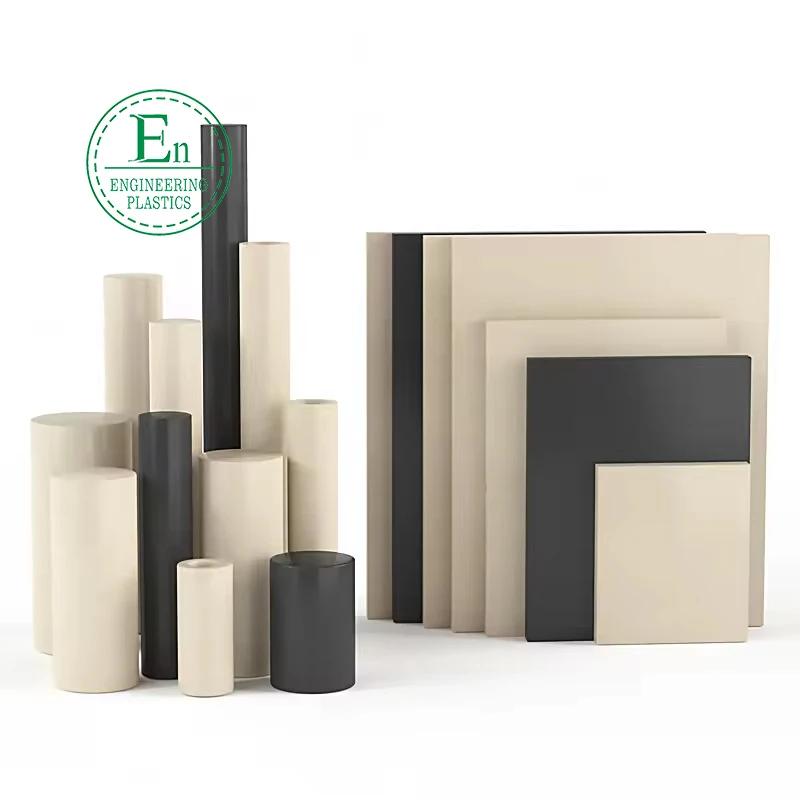 High Performance Polyetheretherketone (PEEK) CNC Machining Spare Parts Cutting Engineering Plastic PPS Stick Bar Plastic Sheets