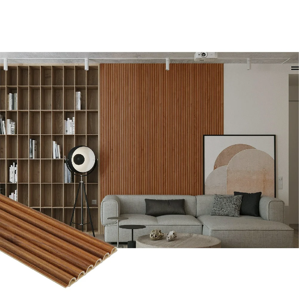 Customizable Interior Wpc Fluted Panel Decorative Panels Wood Walls Panels for Walls