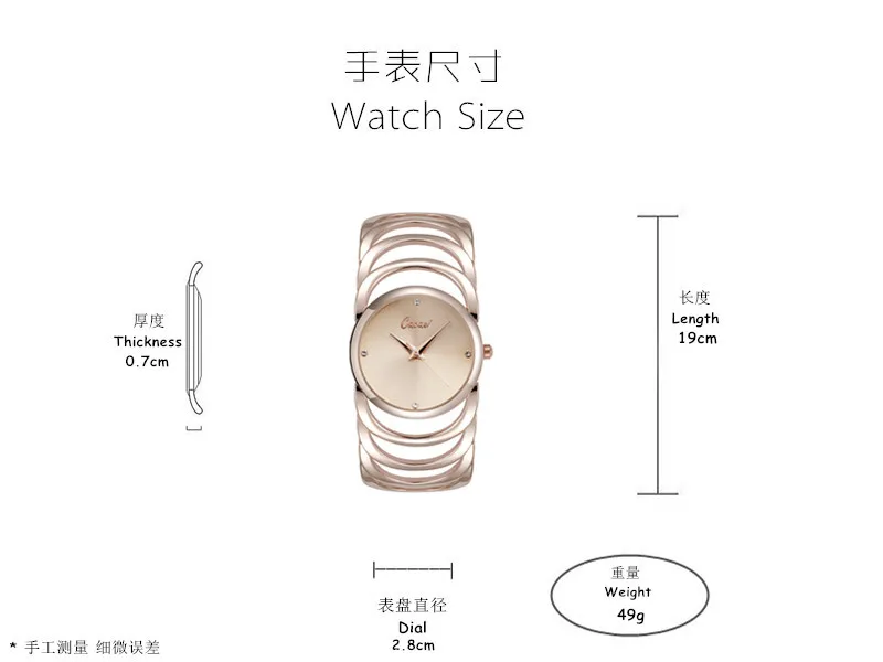 2021 Waterproof Quartz Watch New Design Hollow Gold Watch For Valentine's Gift