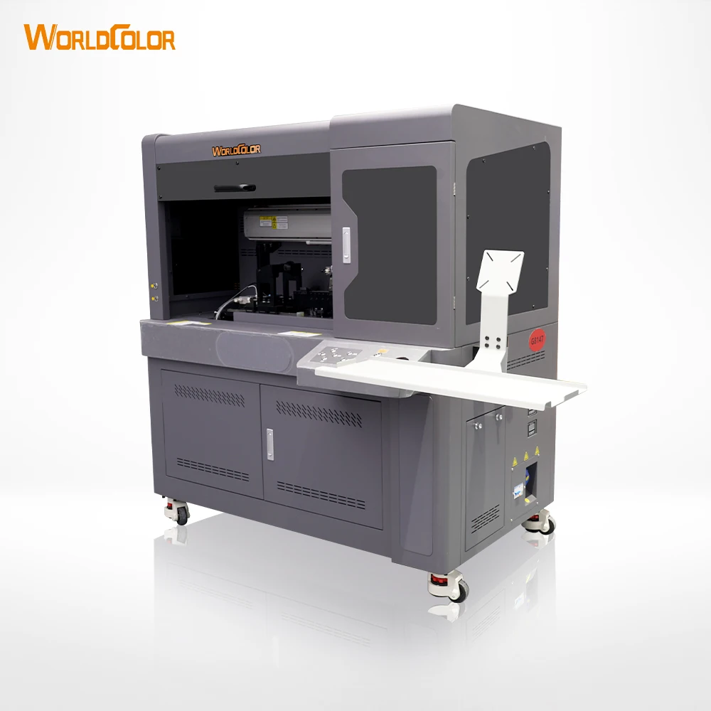 Rotary Cylinder UV Printing Machine 3-Head I1600 Digital