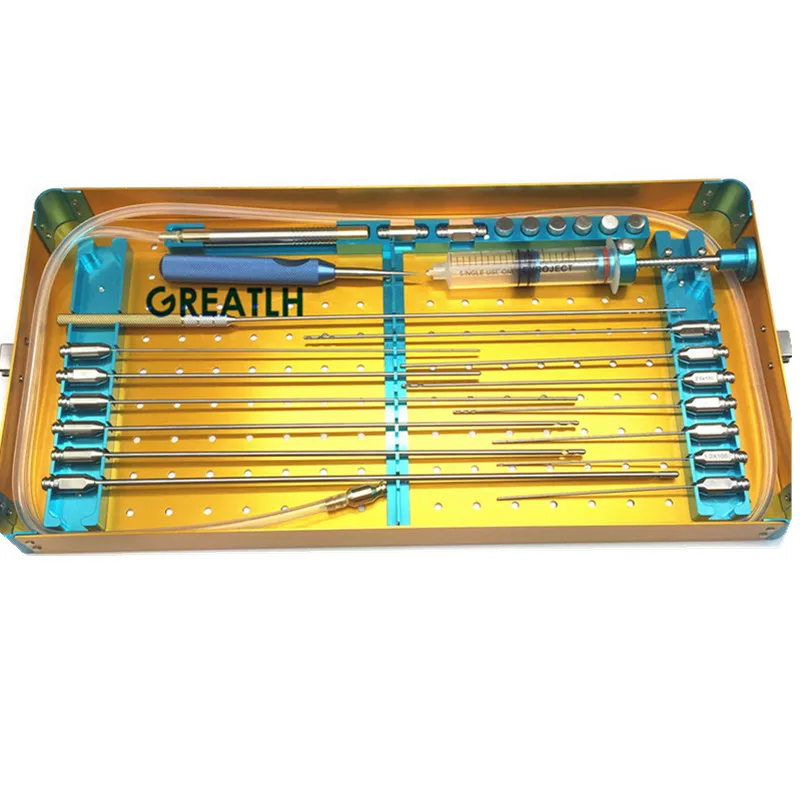 Fat Stem Cell Fat Injection Set Fat Grafting Beauty Liposuction Cannula Kit Fat Transfer Syringe Kit for Plastic Surgery