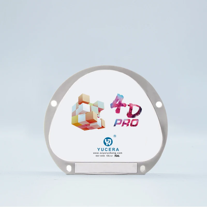 Artificial Teeth Making Material Multilayer Preshaded 4D Pro Zirconia Discs for Open System Cad Cam Zirconia Block