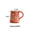 Red-dazzling cloud moon mug