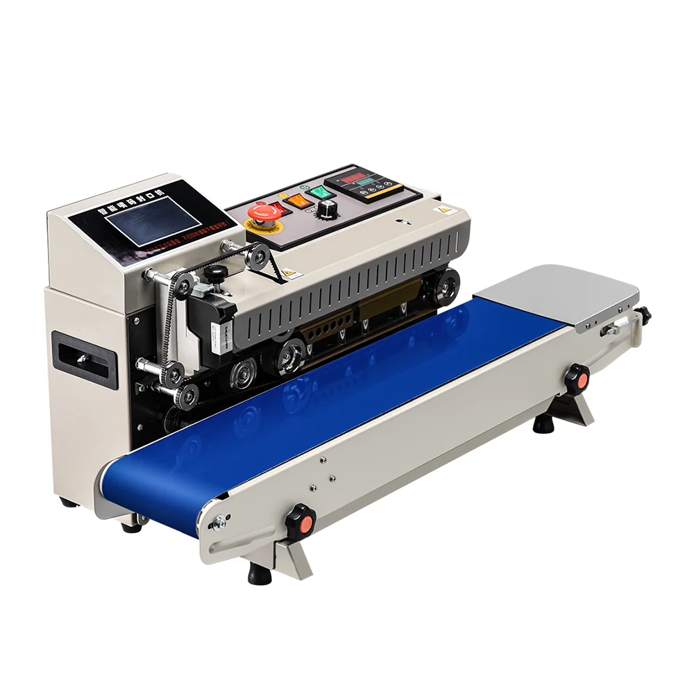 Youngsun Continuous Band Heat Sealer Heat Sealing Batch Coding Machine