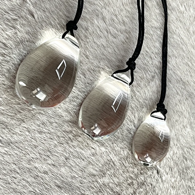 Crystal Yoni Egg Wholesale Borosilicate Glass Yoni Eggs Kegel Balls