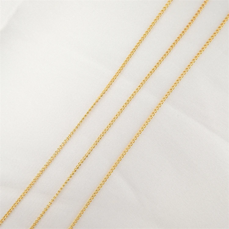 18k gold plated chain roles satellite