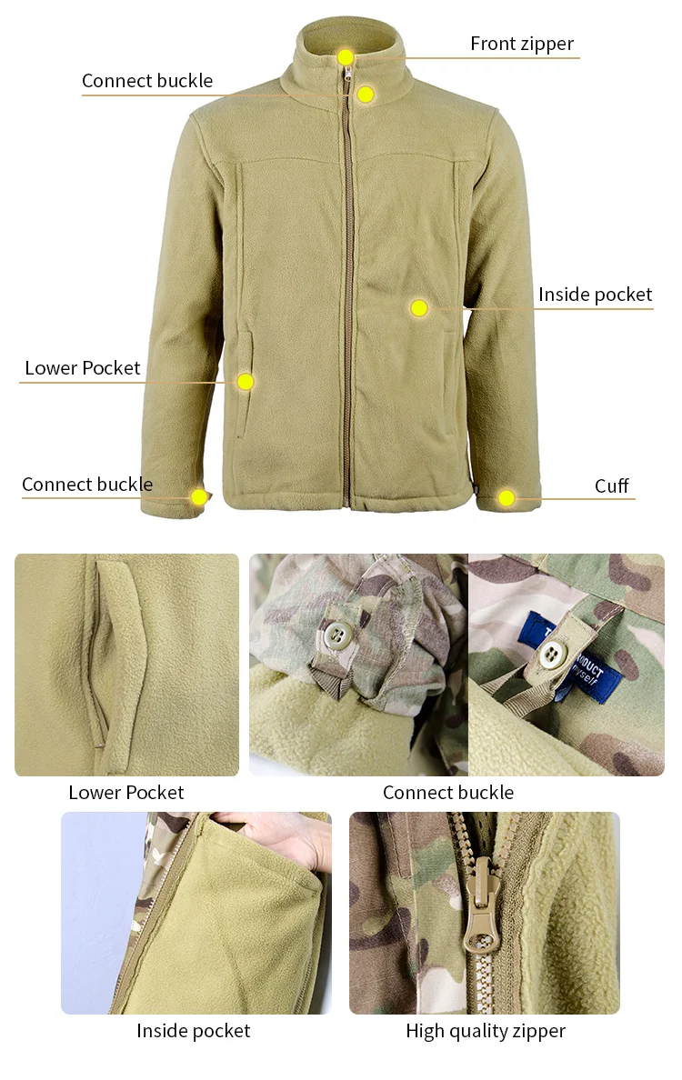 Custom Medium Long Coat Tactical Jacket