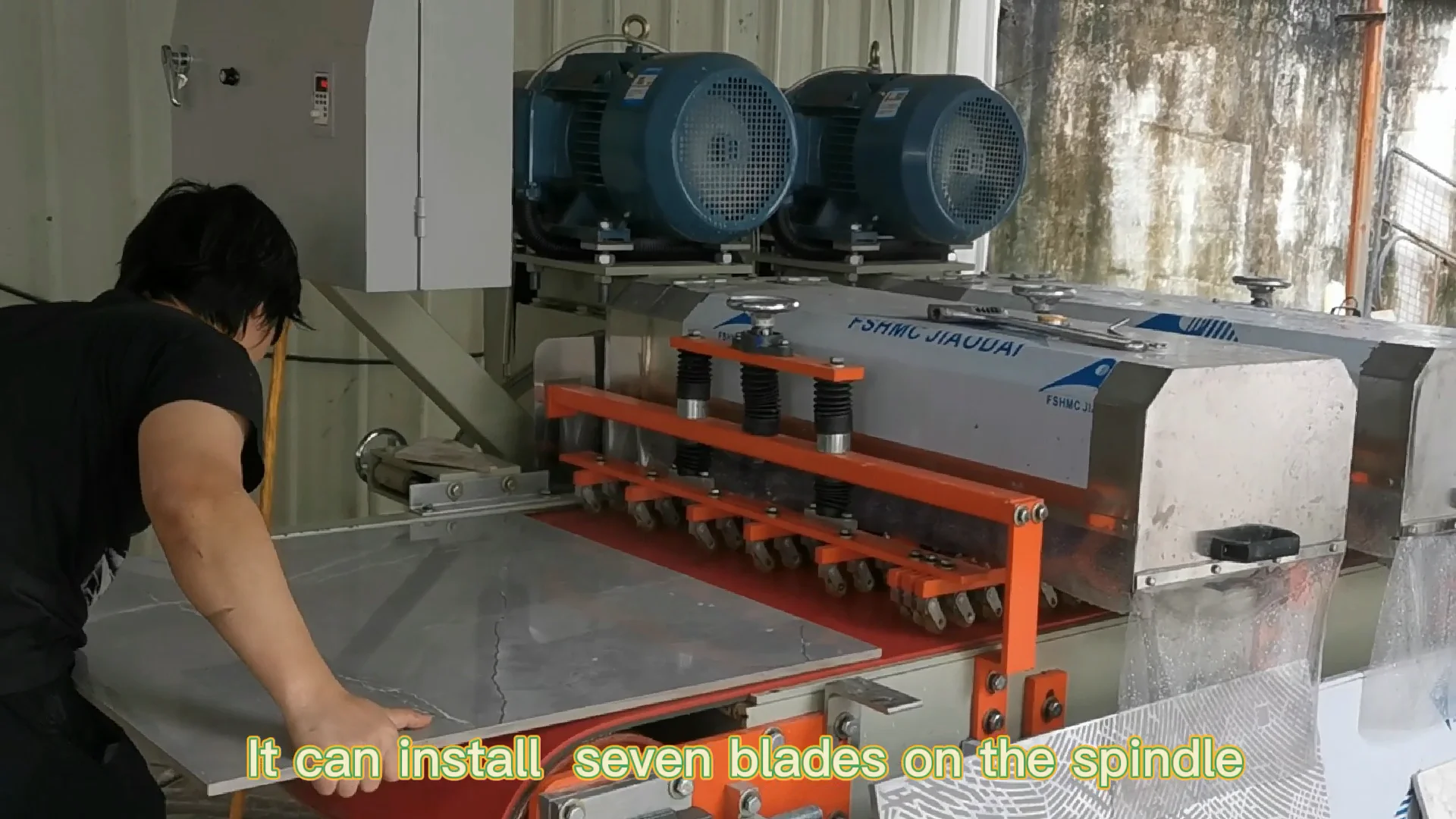 Bt800 Multi Blade Granite Marble Mosaic Cutting Machine Spindle Multi ...