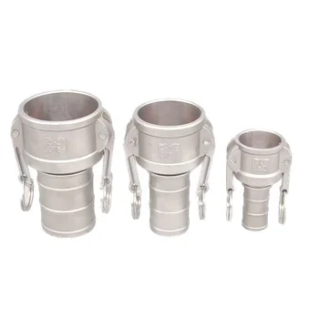 Camlock Type C Coupler, Quick Connect Grooved Fittings, SS304/316, 1/2"-4", Made in China