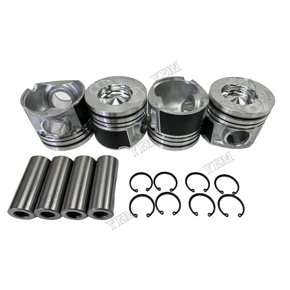 Piston With Pin Circlip Fit for YunNei YN38GBZ Engine Parts
