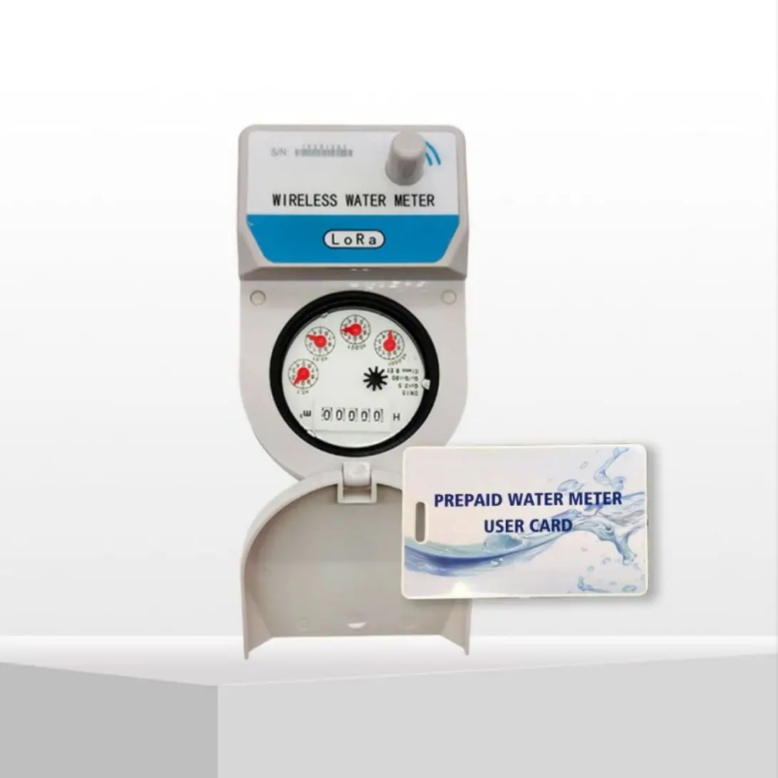 WESDOM Wireless Remote Reading Class B Brass Smart Sim Card Lora Water Meter Prepaid Meter