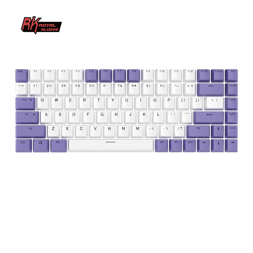 Royal Kludge Rk84 Pbt Dualshot Mda Profile Keycaps Iso Pbt Mechanical ...