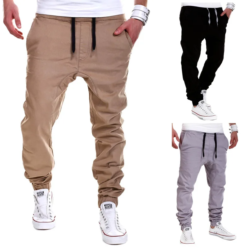 mens casual jogger dance sportwear pants slacks trousers sweatpants loose comfy 