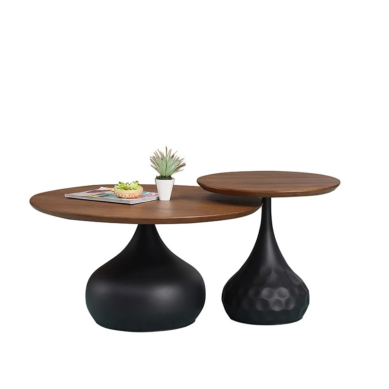 Home and Office Contemporary Round Coffee Table