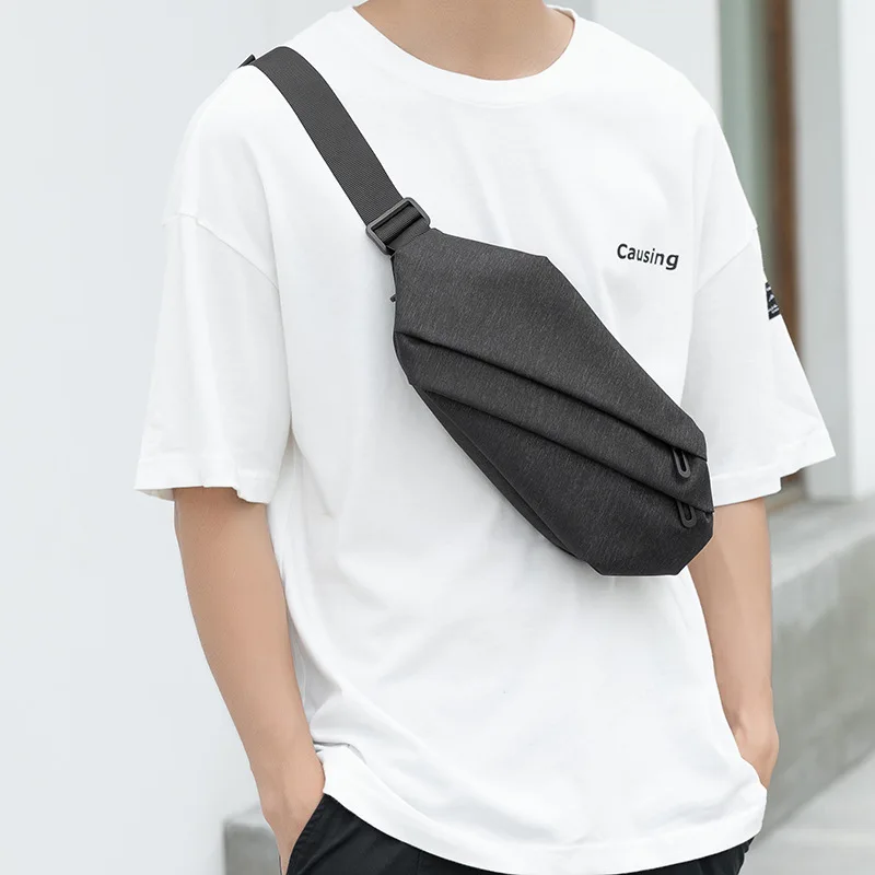 Buy Wholesale China New Design Latest Sling Bags/fanny Packs For Men ,chest  Bag With Usb Port & Sling Bag at USD 9