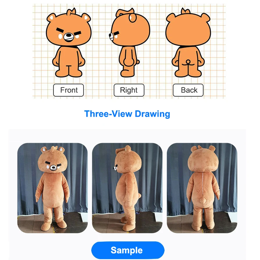 Kinqee High Quality Custom Mascot Inflatable Cartoon Adult Cosplay Festival Halloween Christmas Holiday Character Mascot Costume