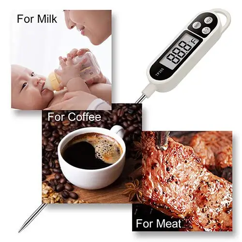 Meat Food Thermometer Cooking Stab Milk Baking BBQ Kitchen Temperature Probe  US