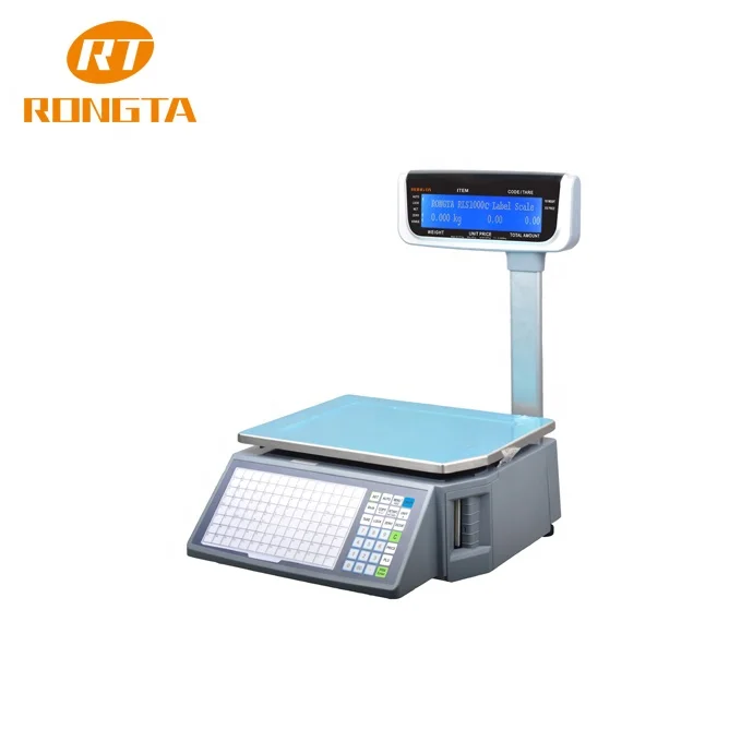 RONGTA RLS1000 Retail Barcode Label Printing Scale Price Computing for Butcher Shop Factory  Electronic