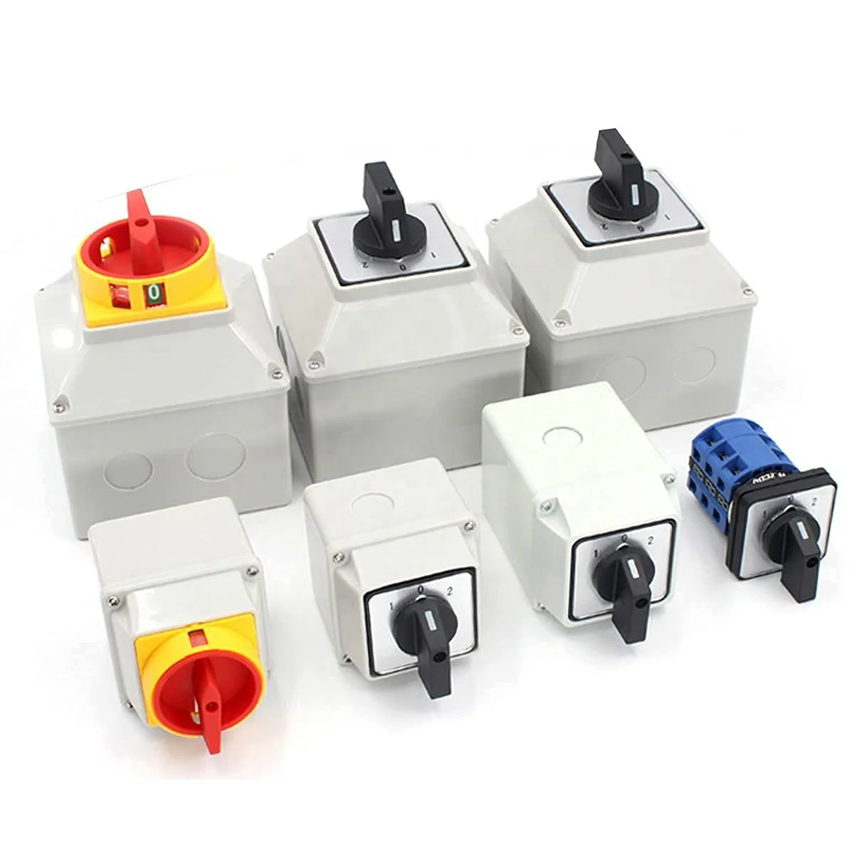 LW26-25A 220V universele roterende keuzeschakelaar - 8 klemmen 3 posities 1-0-2 schakelaar omvormer met hoofdschakelaar TopHomer LW26-25A 220V universele roterende keuzeschakelaar - 8 klemmen 3 posities 1-0-2 schakelaar omvormer met hoofdschakelaar TopHomer