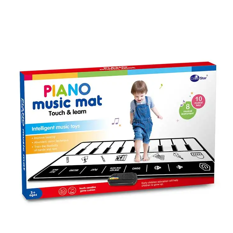 Selling Music Piano Keyboard Dance Mat Carpet Baby Touch Toy Carpet