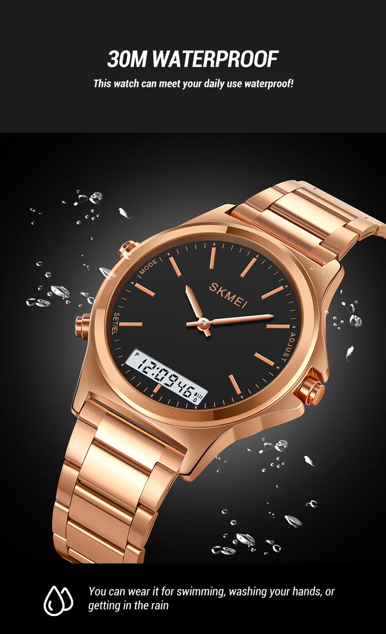 Skmei 2120 Steel Body Multifunction watch for Men