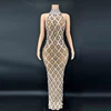 Marrone con paillettes argento