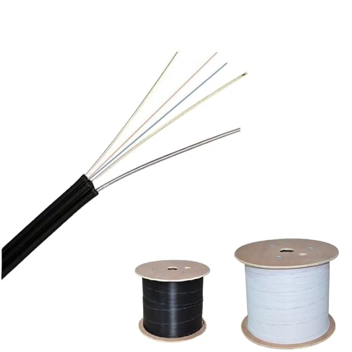 1/2 çekirdek G657A1 LSZH FTTH optik dış-ıçi bağlantı kabeli