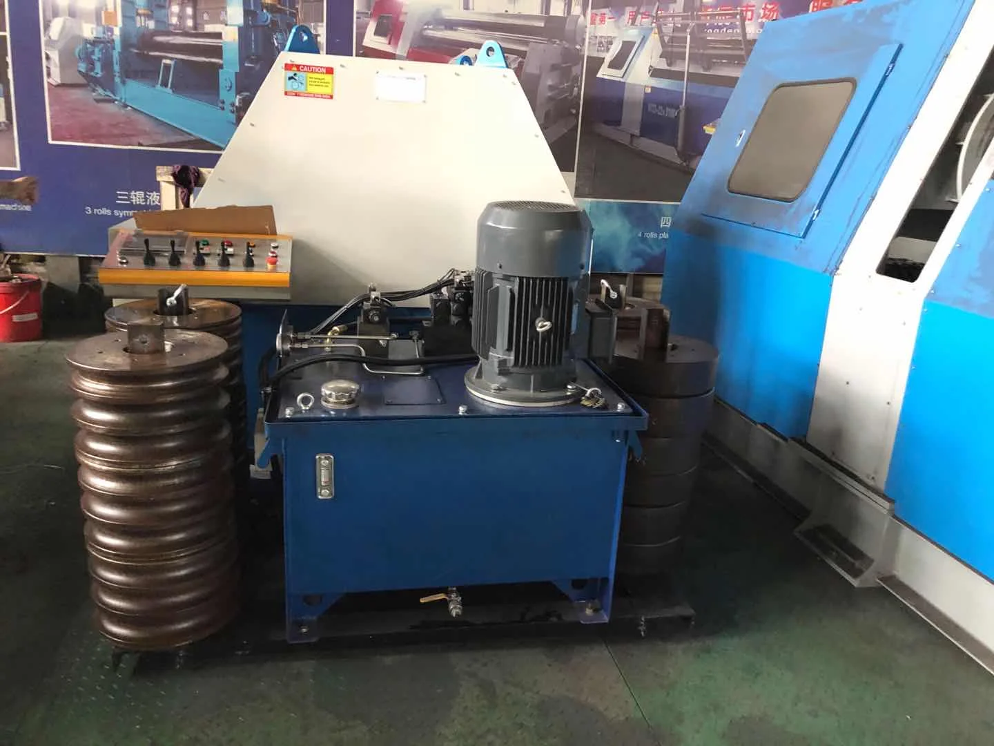 High Quality 3 Roll Profile Section Round New Section Pipe Bending Machine